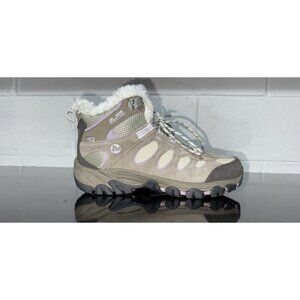 Merrell Ridgepass Mid Womens Suede Outdoor WP Insulated Hiking Boots Size 10